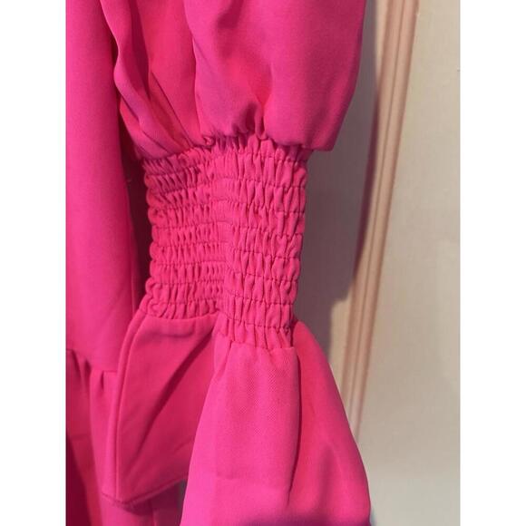 Tuckernuck Pomander Place PINK Crepe Kenzo Dress NWT Extra Small XS - Picture 4 of 4